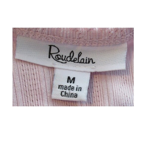 NWT Roudelain Women's Pointelle Knit Sleeveless Chemise Sleepshirt, Lilac, M - Picture 3 of 6